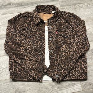Levi's Animal Print Denim Jacket